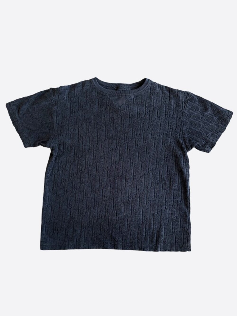 Dior Navy Oblique Towel T-Shirt